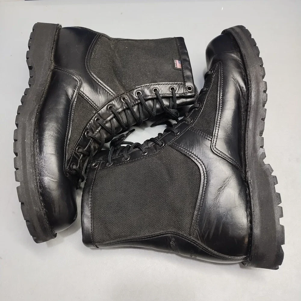 Danner Unis Acadia Gore-Tex Combat Boots Men 13D Black Waterproof Slip Resistant